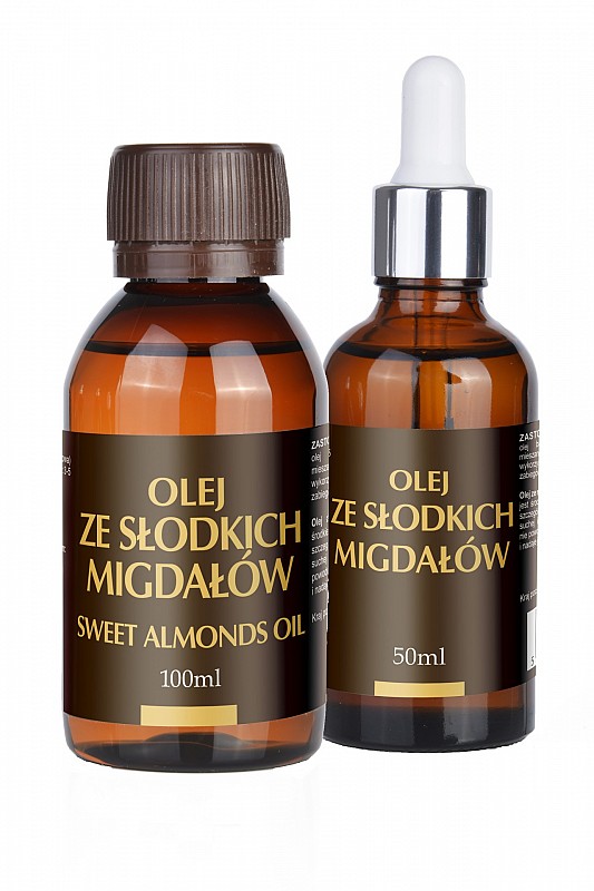 Sweet almonds oil. Massage oil